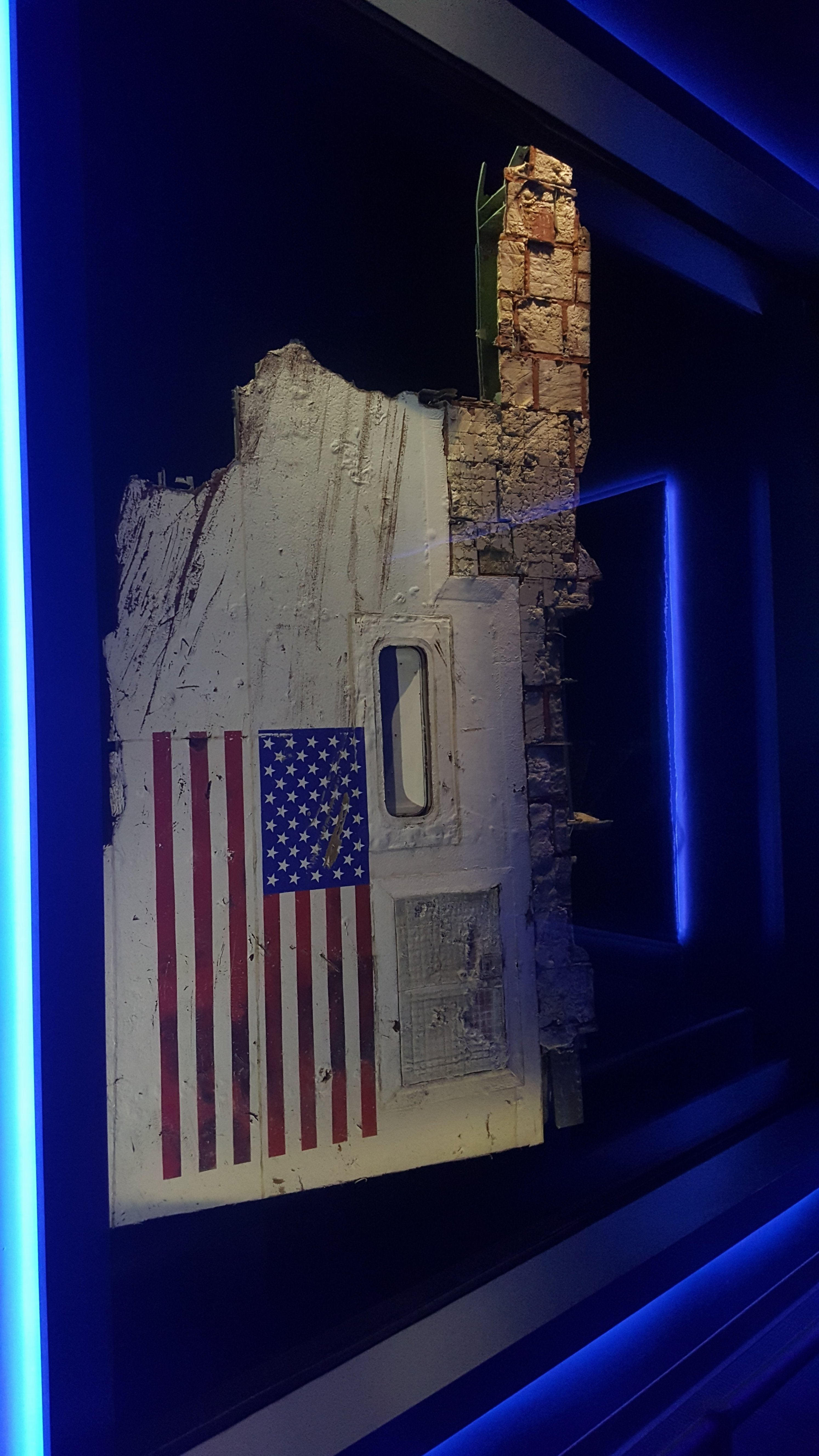 Space Shuttle Challenger aft fuselage - Forever Remembered Kennedy Space Center FL