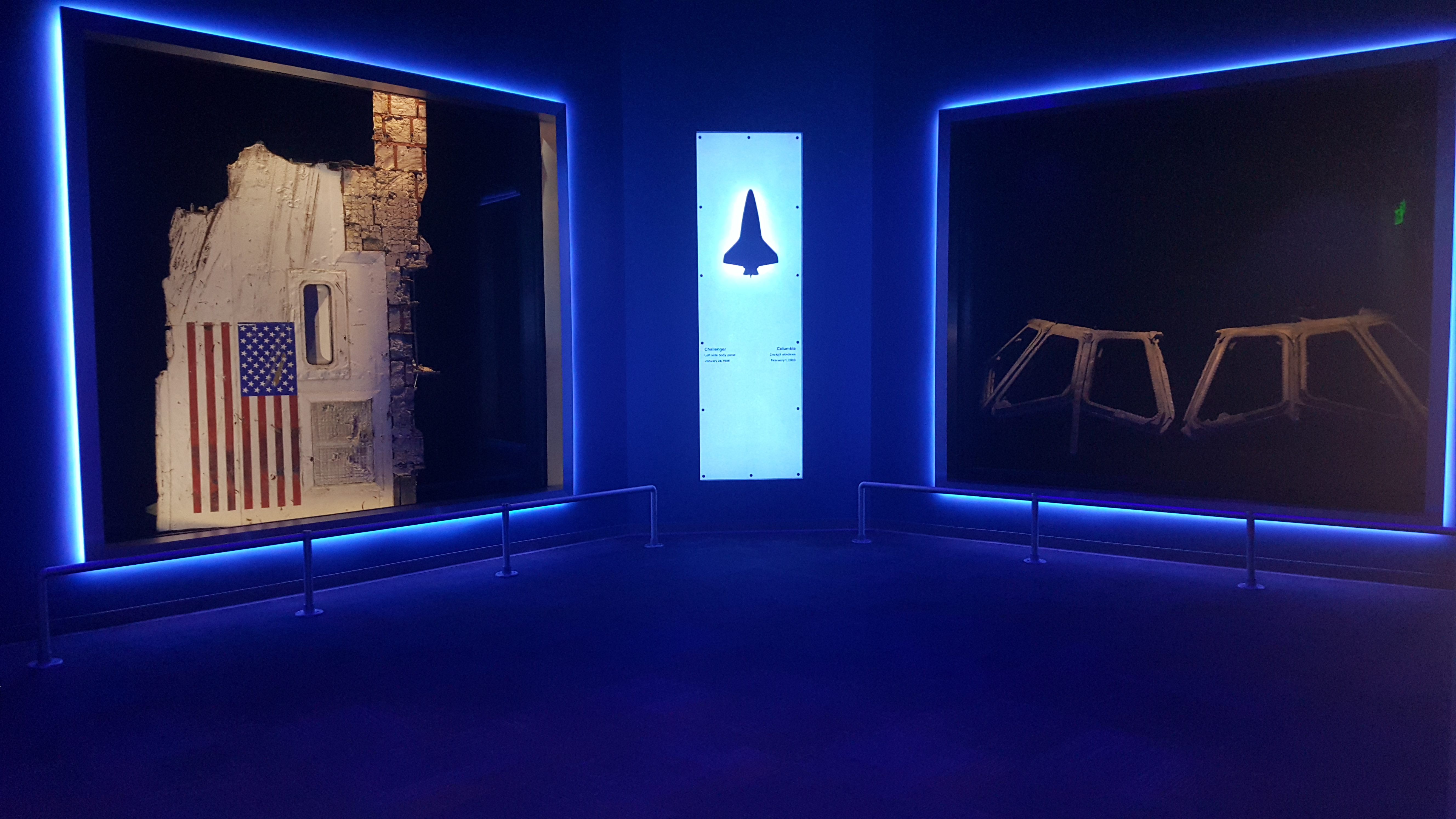 Space shuttles Columbia and Challenger - Forever Remembered Kennedy Space Center FL