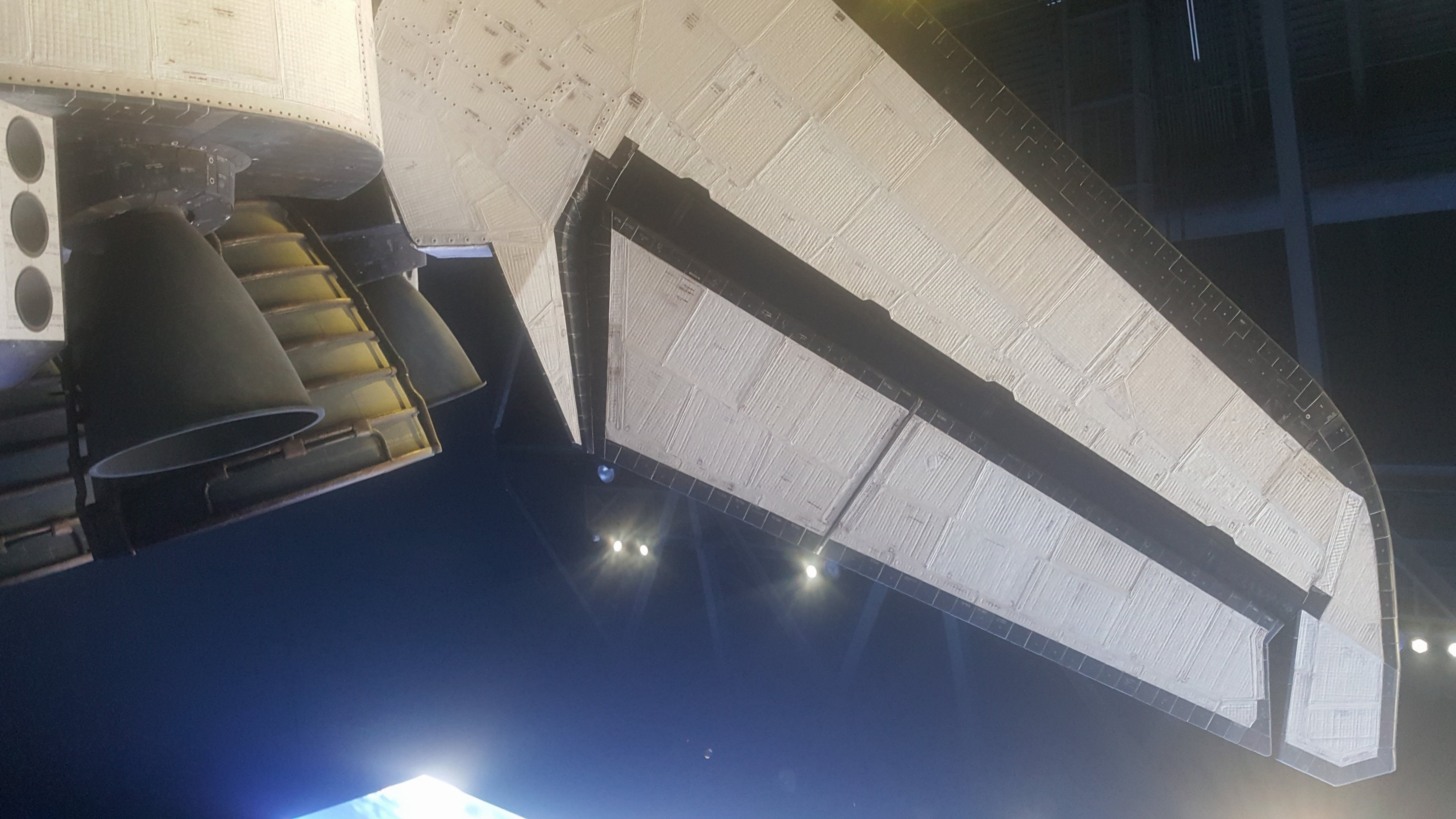 Space Shuttle Atlantis Vertical stabilising fin - Kennedy Space Center Florida