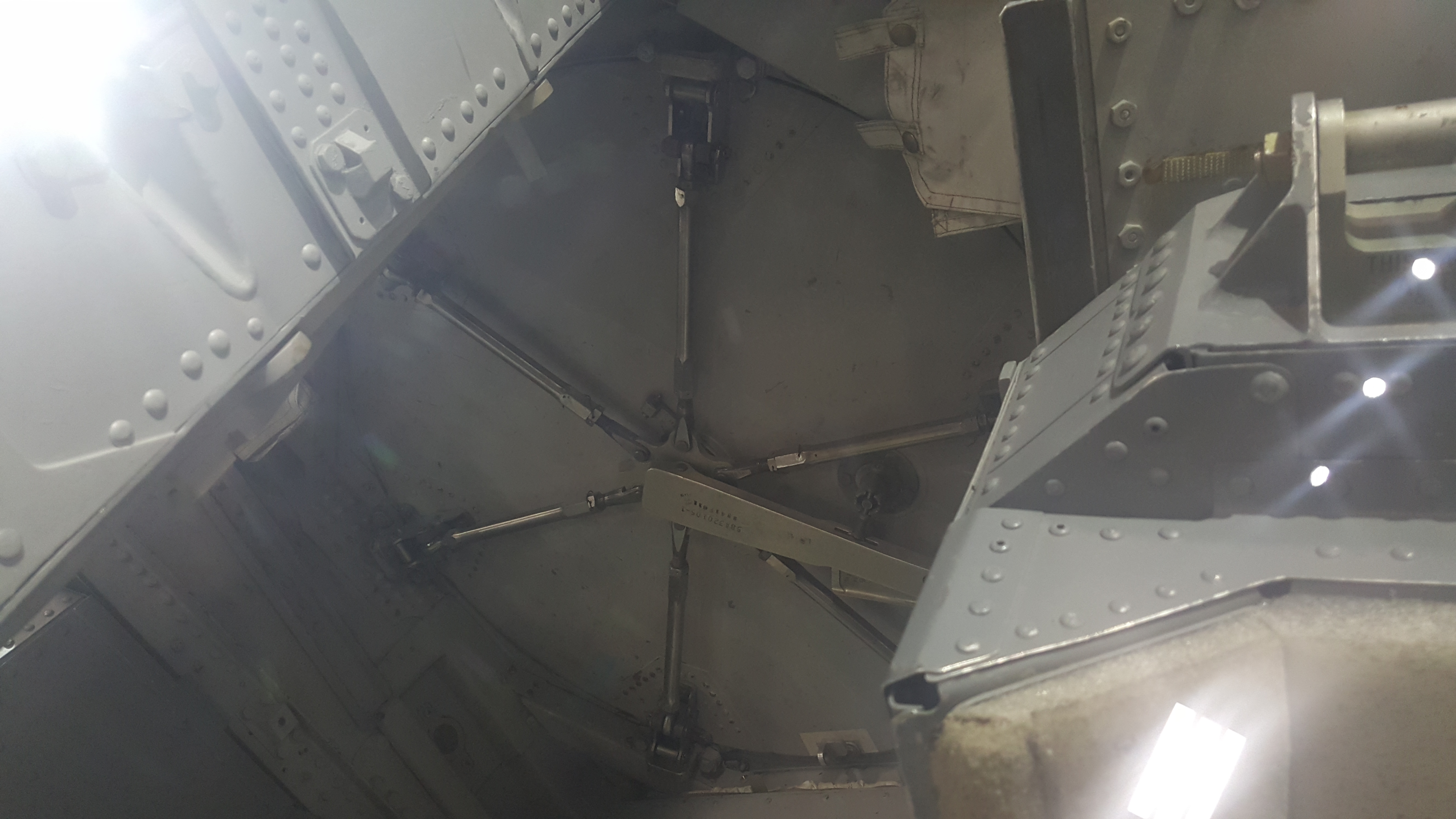Gemini MOL B access hatch interior - US Airforce Museum - Dayton OH