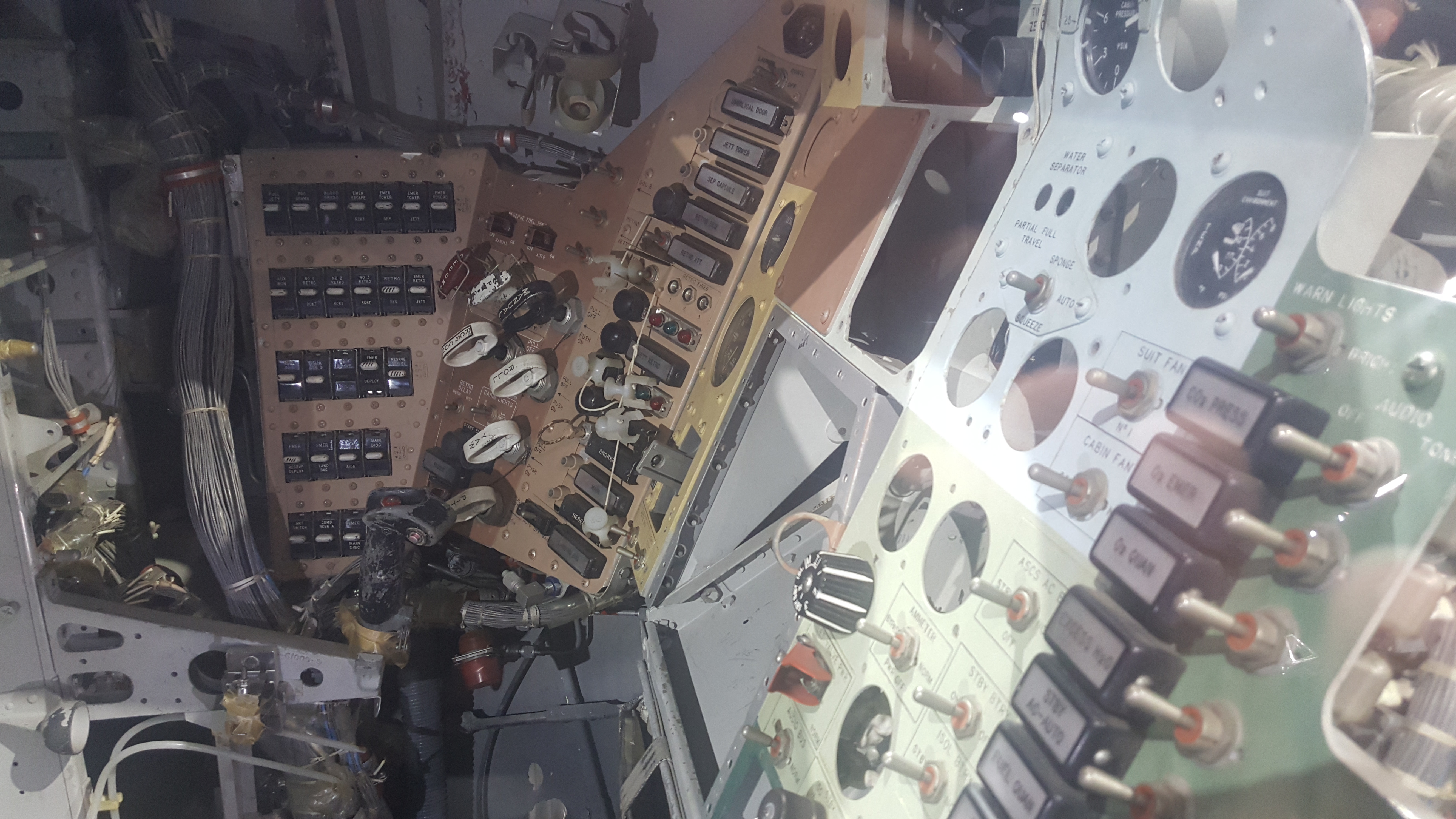 Mercury spacecraft 17 interior - US Airforce Museum, Dayton Ohio