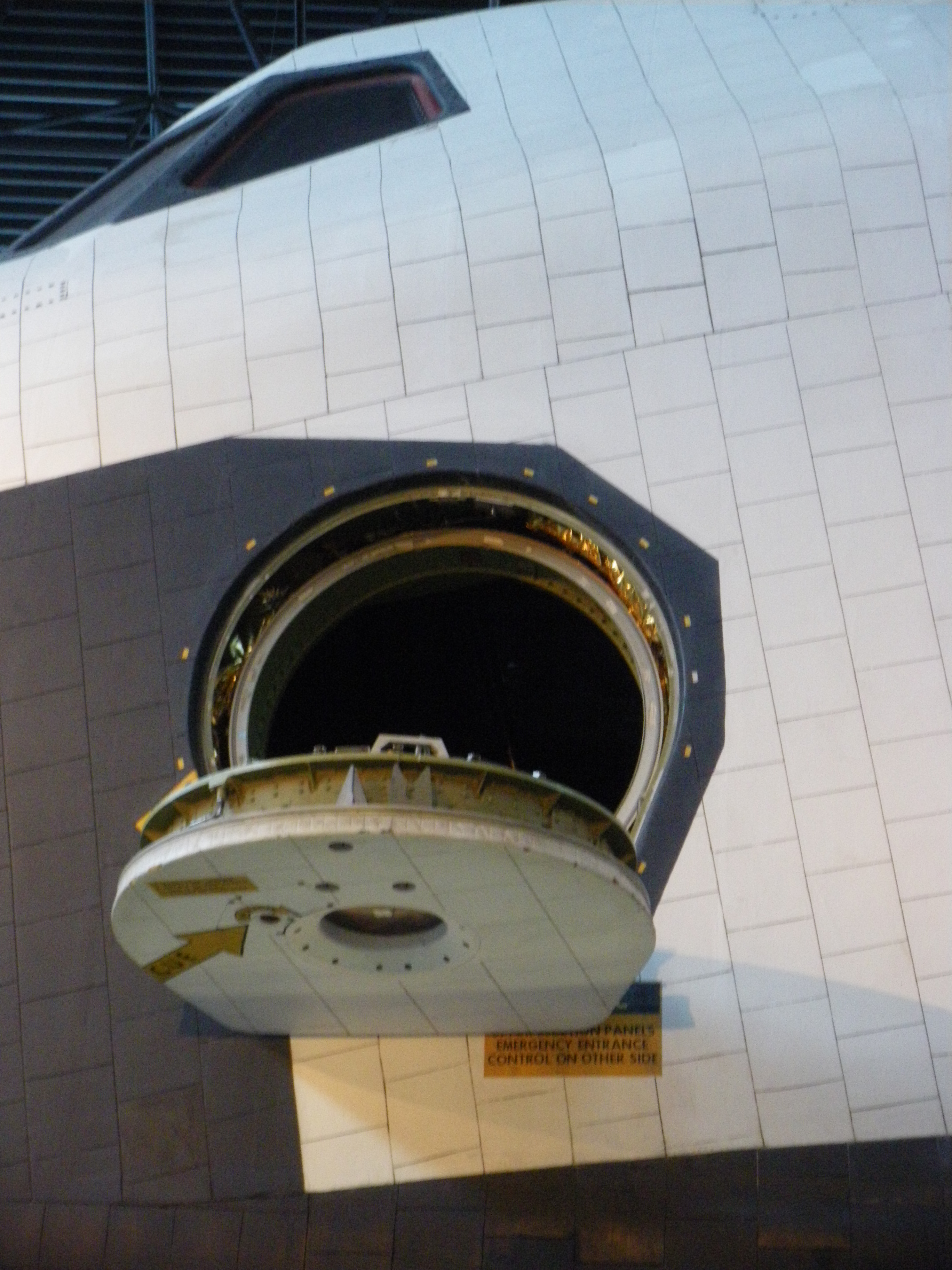 Access Hatch : Space Shuttle Enterprise - Steven F Udvar Hazy Center Chantilly VA